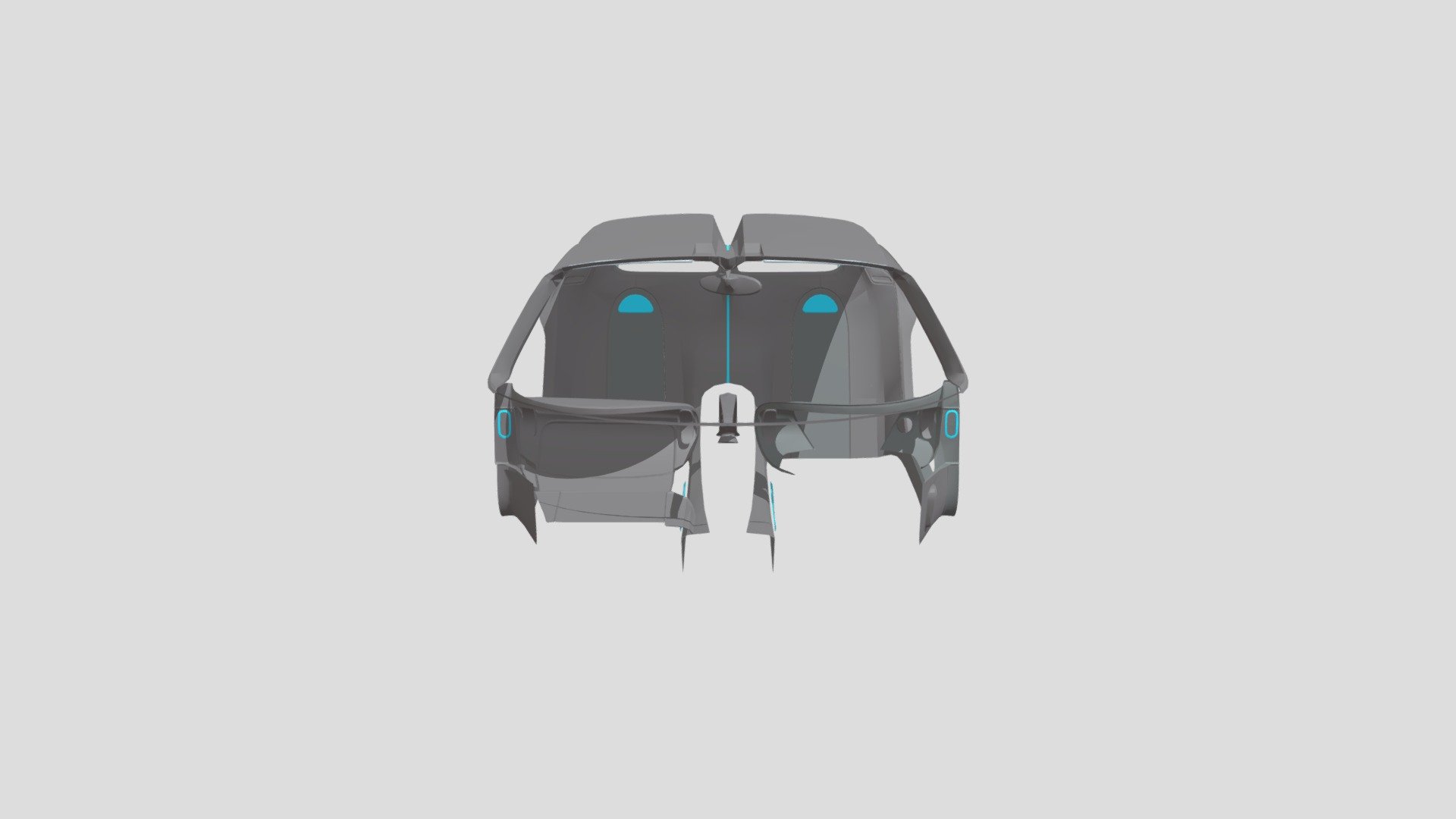 Bugatti Divo的主舱体