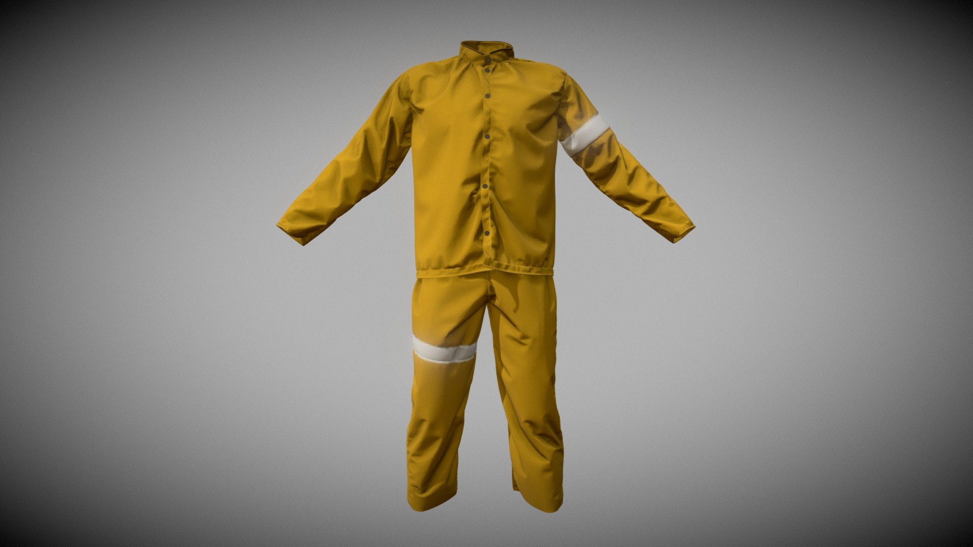 PRISON ROBE PANTS AND SHIRT - 3D model by Daniel Kostin (@omroners ...