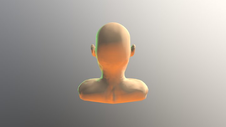 Assignment 3 Head Retopo + Texture 3D Model