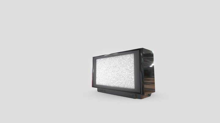 TV with stutter 3D Model