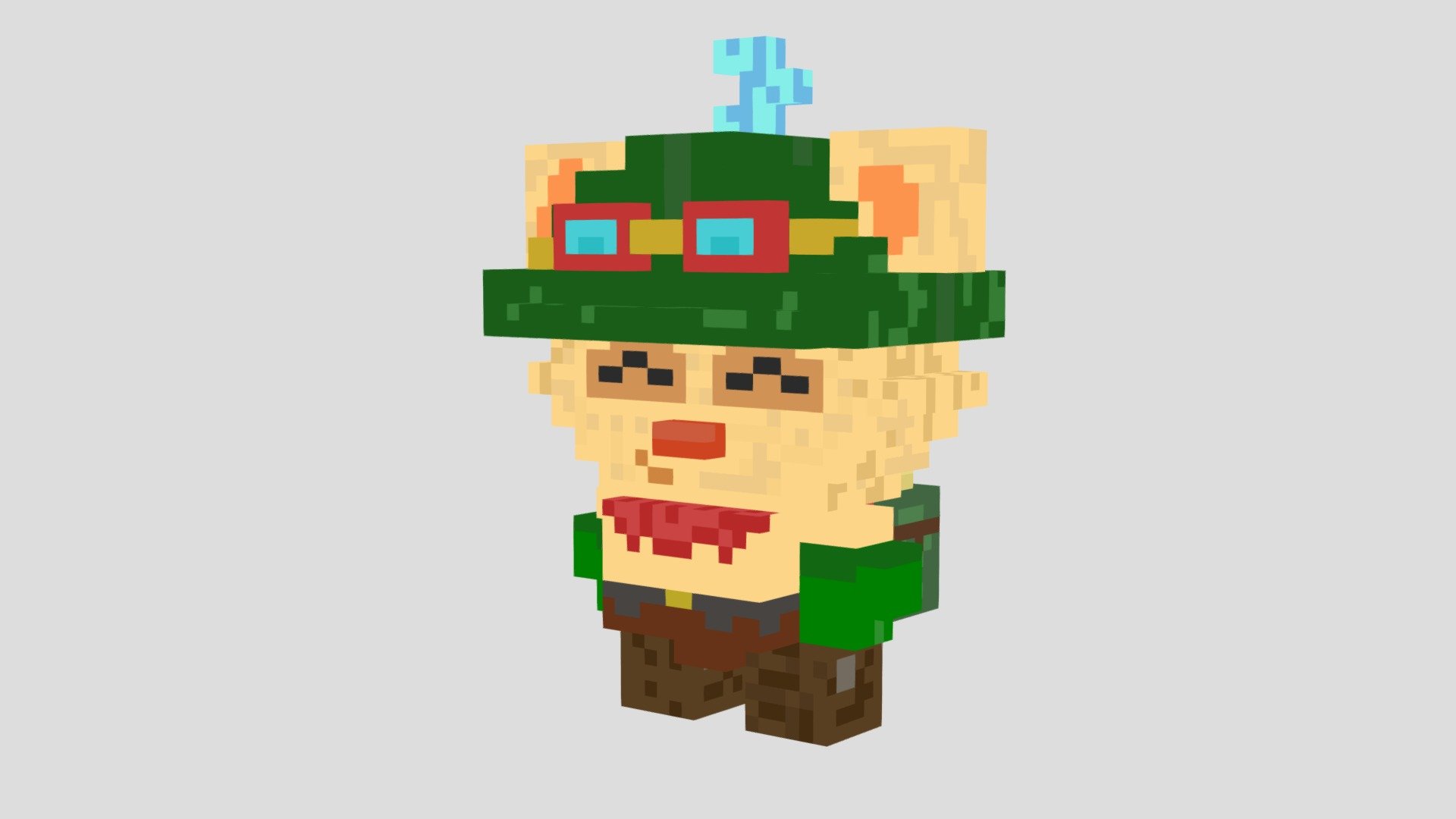 Teemo 3d Model By Michalis02ru A07a018 Sketchfab 8784