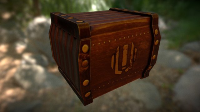 Fantasy chest 3D Model