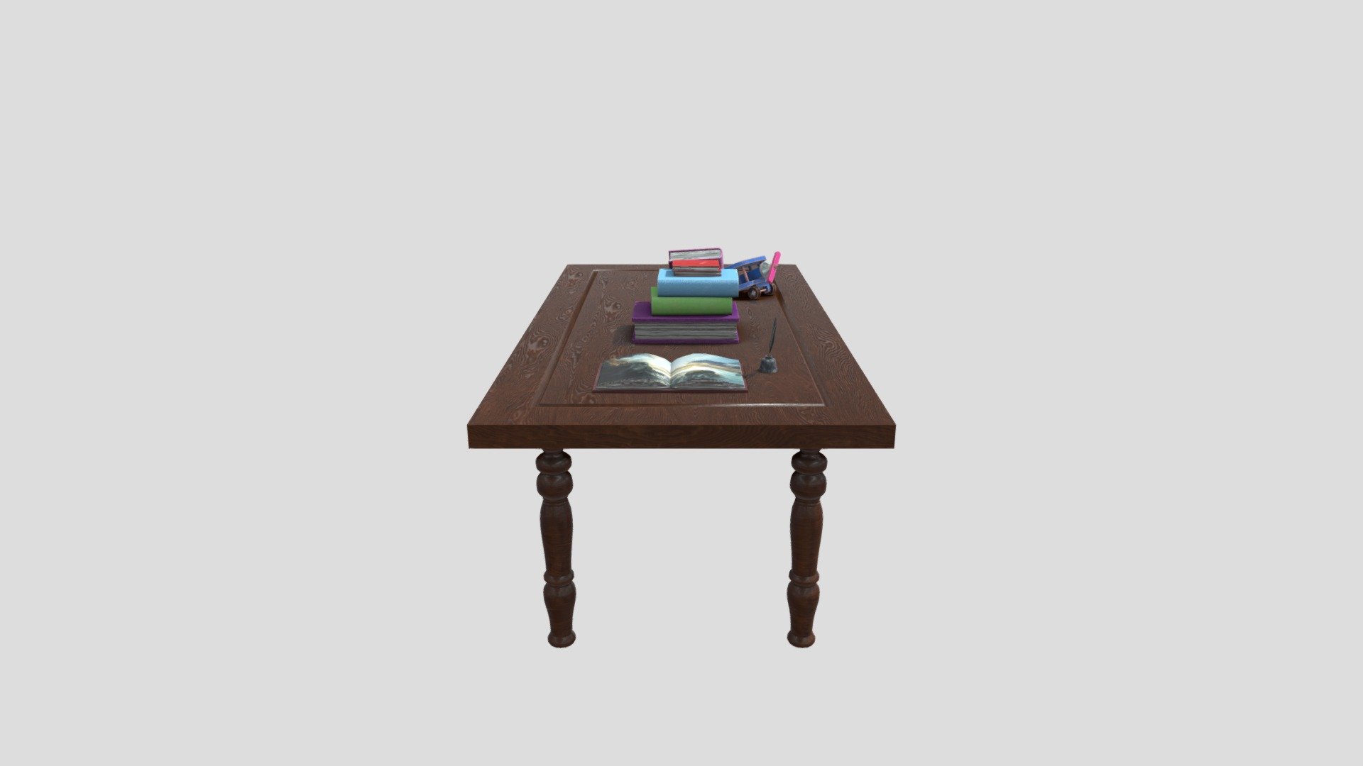 Table Scene - Download Free 3D model by otherotherjosh [a07b2fa ...