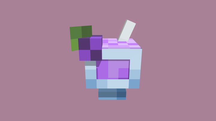 Виноградное мороженное 3D Model