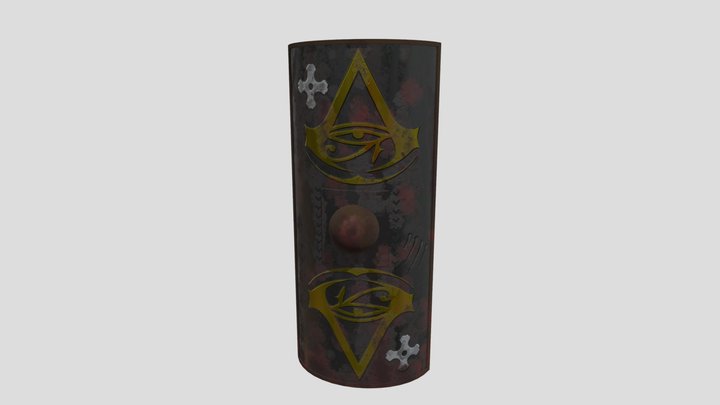 Shield Assassins Creed 3D Model