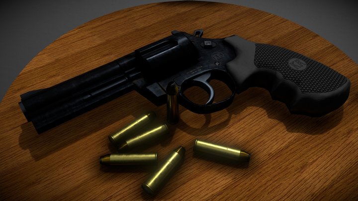 .357 Magnum 3D Model