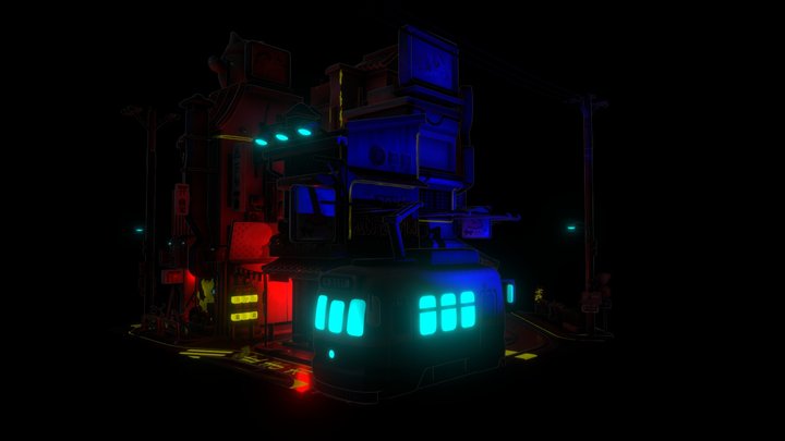 Sketchfab 3D Editor Challenge - #FF00FF