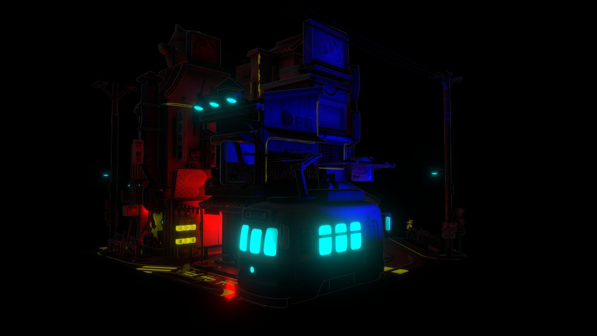 Sketchfab 3D Editor Challenge - #FF00FF