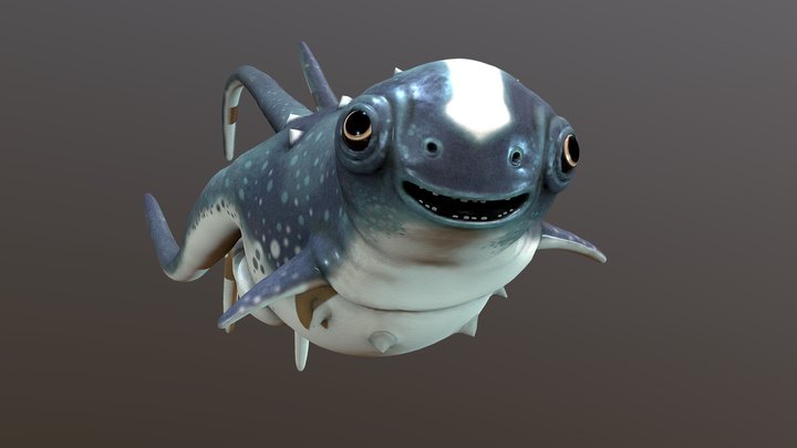 Cuddlefish - Subnautica 3D Model