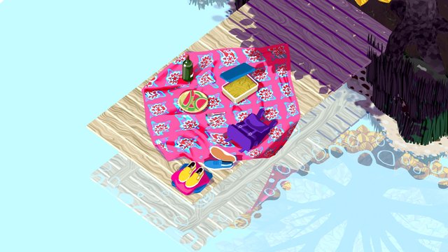 Pier Picnic 3D Model