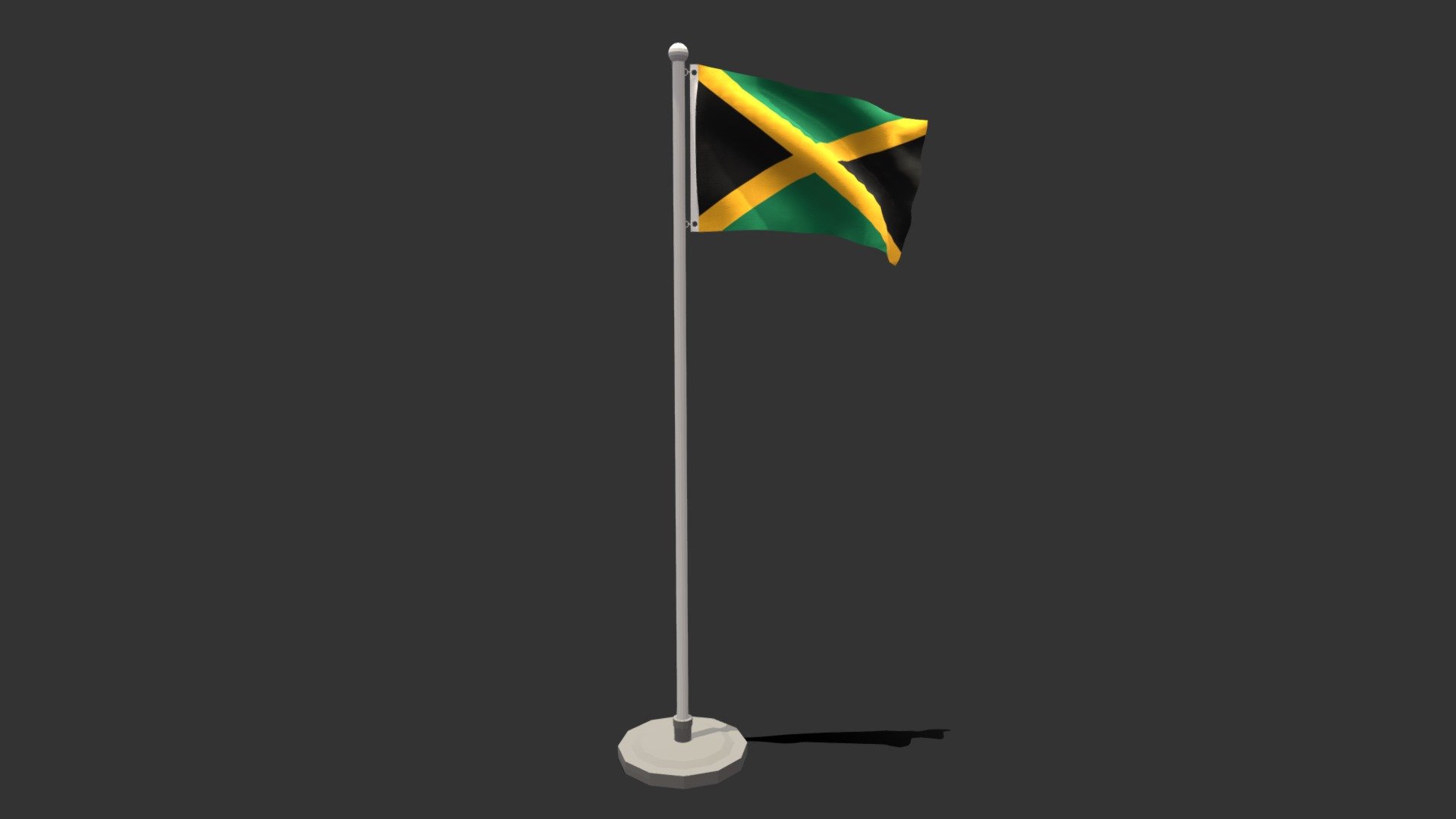 Low Poly Seamless Animated Jamaica Flag - Buy Royalty Free 3D model by ...