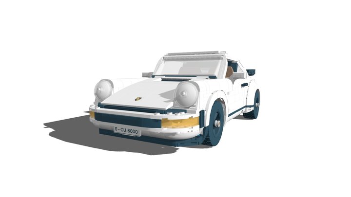 LEGO Porsche 911 Turbo 3D Model