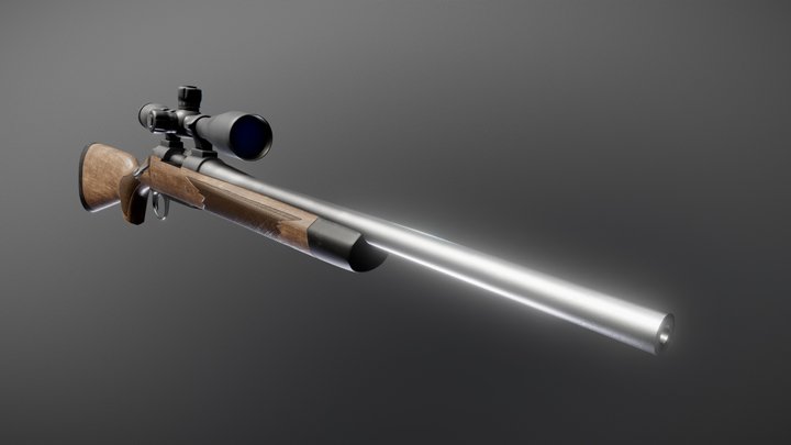 Remington 700 3D Model