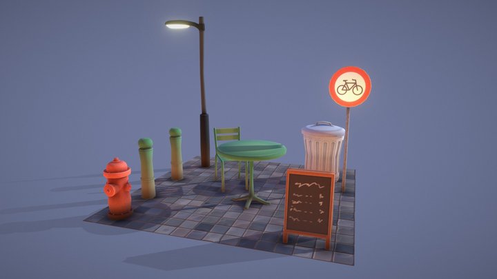 scene_rue 3D Model
