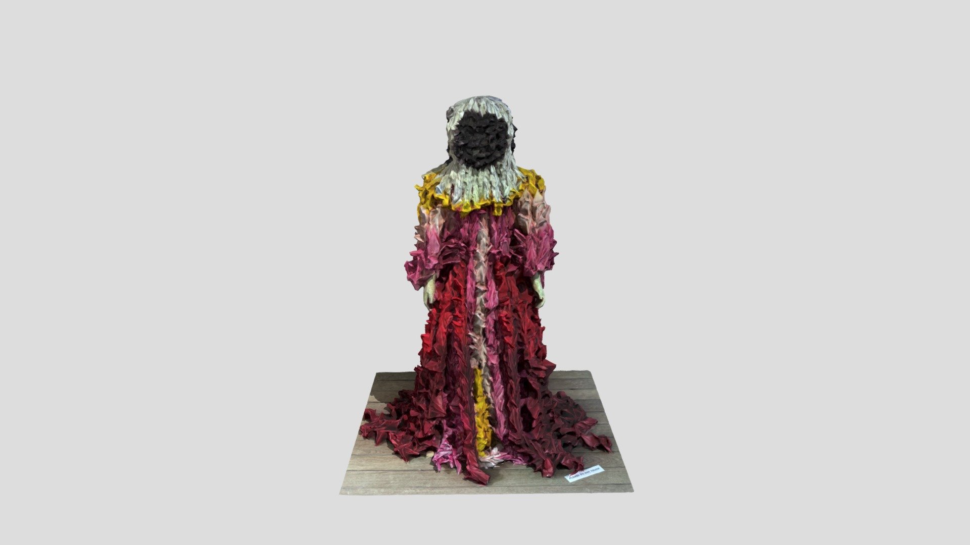 Crane Dress Sculpture