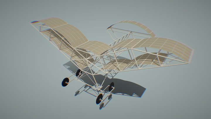 Plane Frame 3D Model