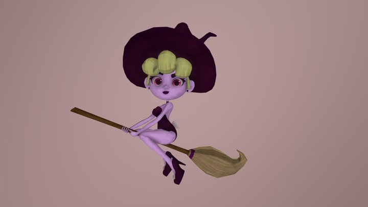 Lucy the Witch 3D Model