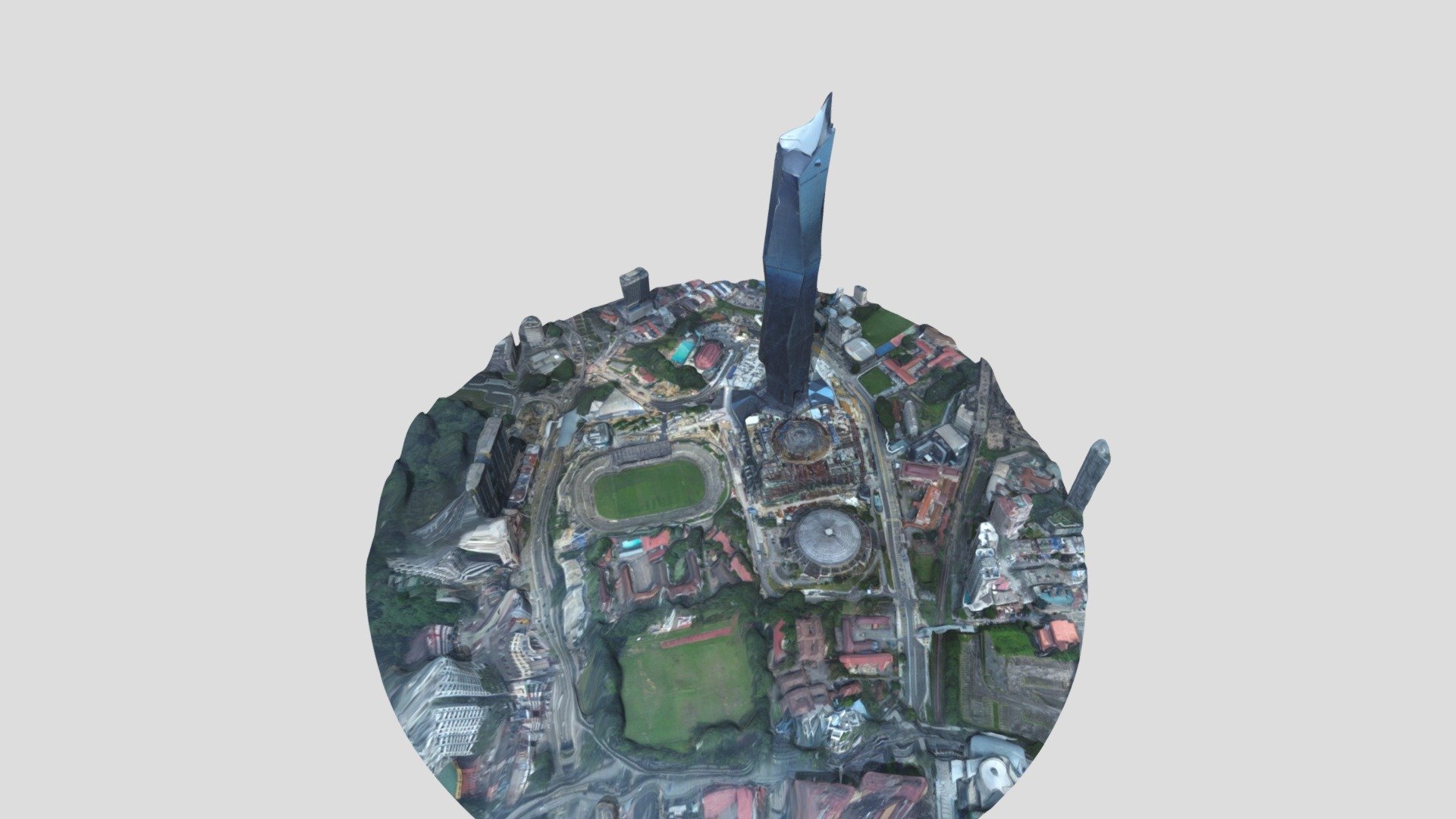 Malaysia, Kuala Lumpur, Merdaka 118 building - 3D model by Dataops ...