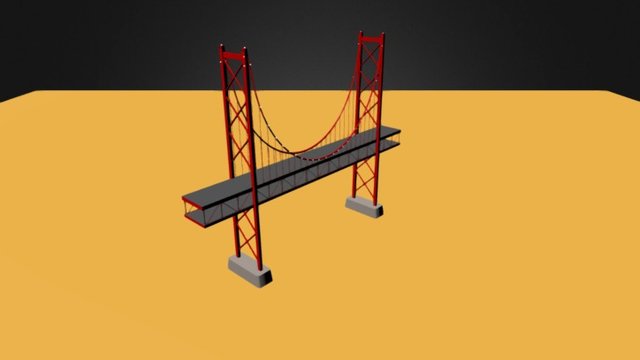 Ponte 3D 3D Model