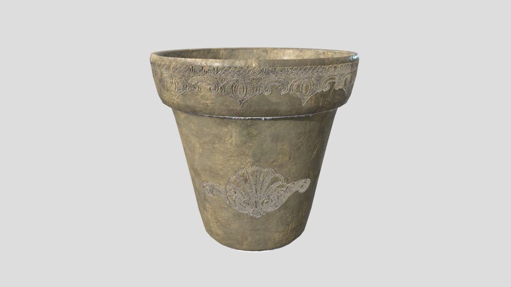 Ornate Plant Pot