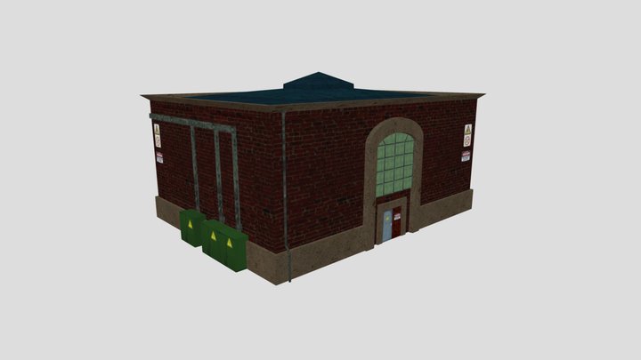 cs-UkTrainPowerStation-NoGraffiti 3D Model