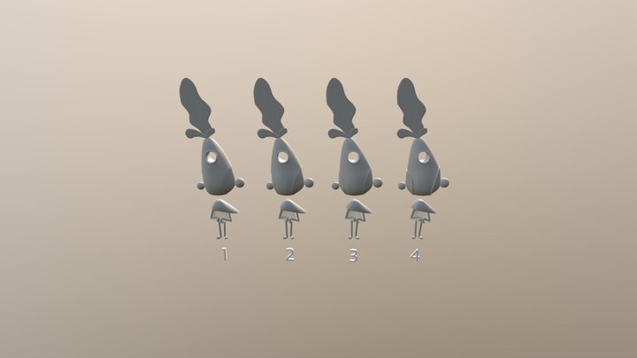 Test Kinko Head 3D Model