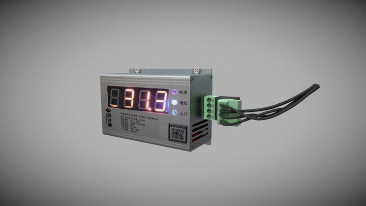 环境湿度检测仪 3D Model