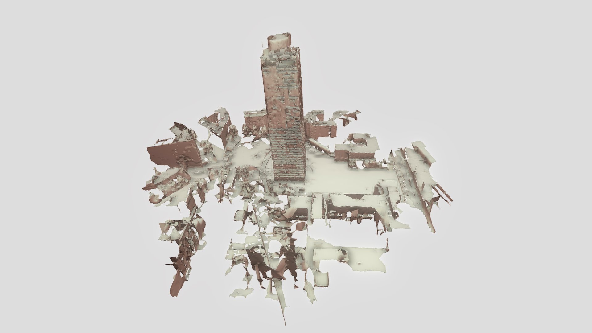 Maillage 3D de la Tour Pleyel