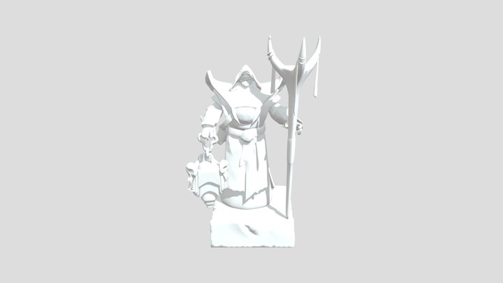 DOTA 2 - WARLOCK for Lana 3D Model
