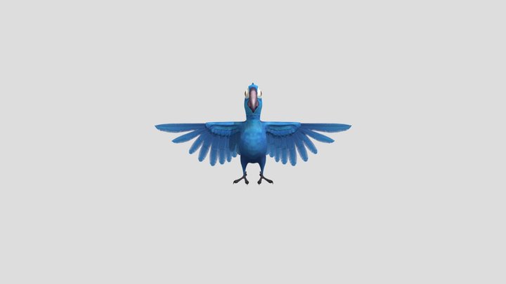 Blu (Rio 2: Samba Party) – Gratis 3D-model STL