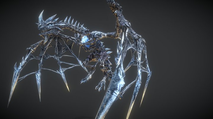 Dead Dragon A 3D Model