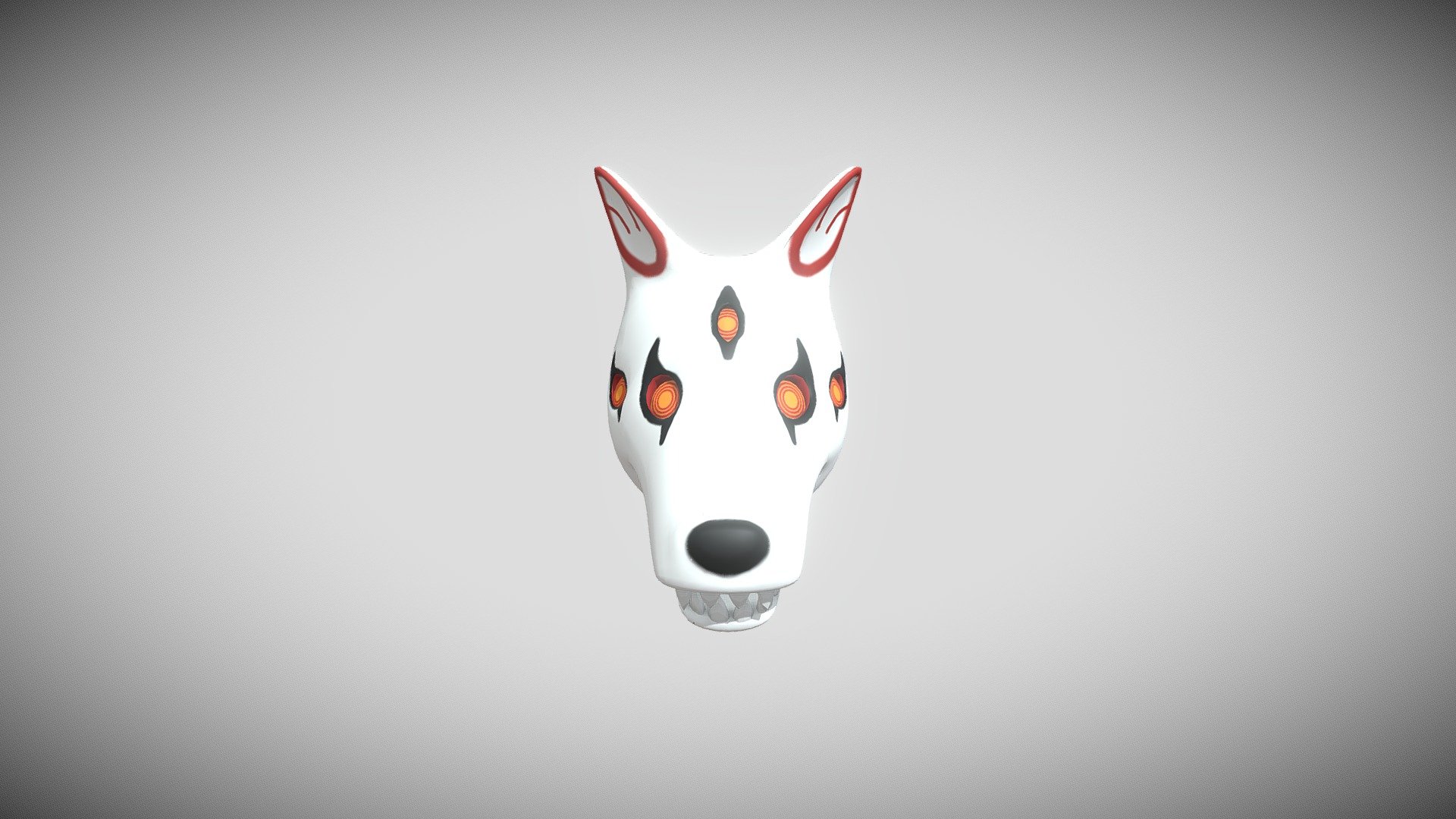 Fox Devil-Kon AKI - Download Free 3D model by gewall [a086c22] - Sketchfab