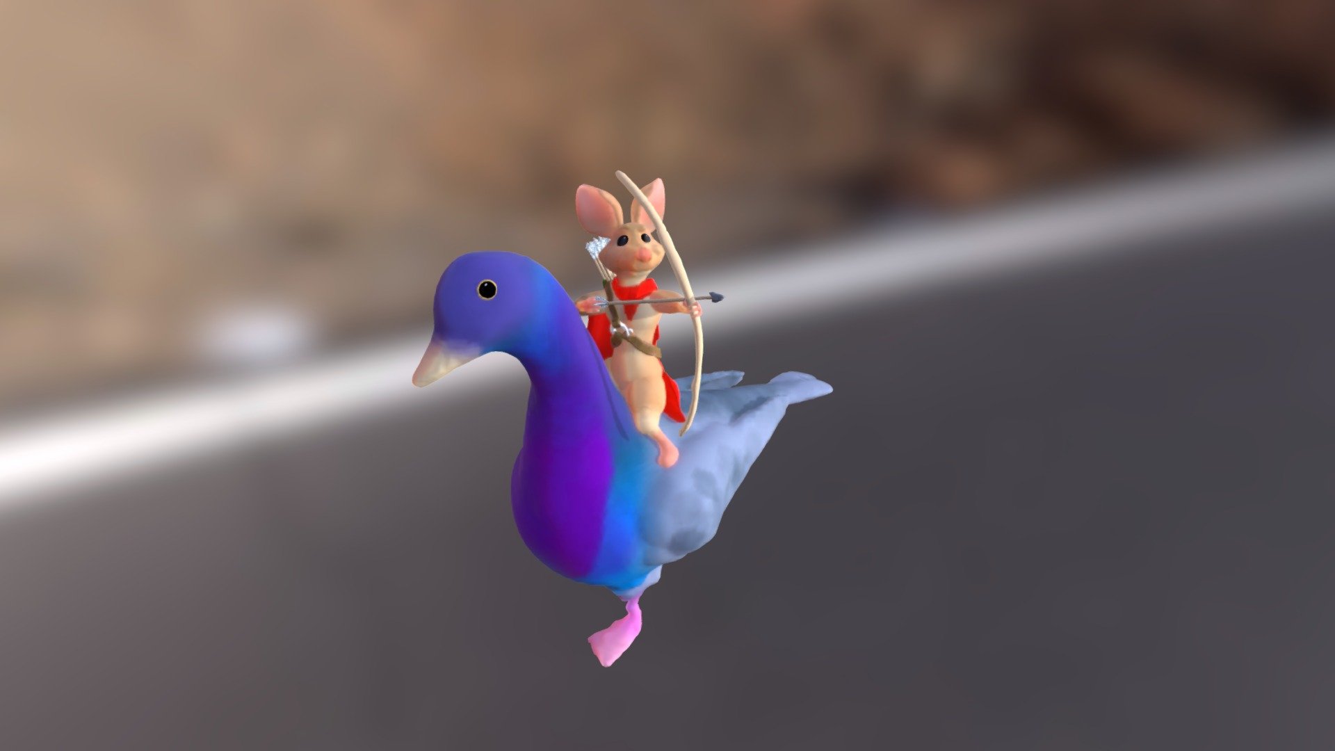 The Brave Mouse Ridder
