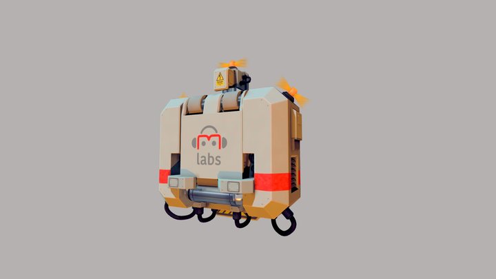 Station-Closed 3D Model