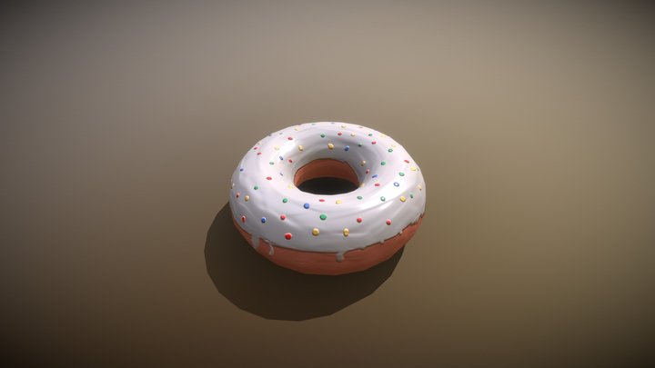 Donut 3D Model