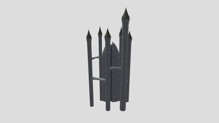 Necropolis Central Keep 3D Model
