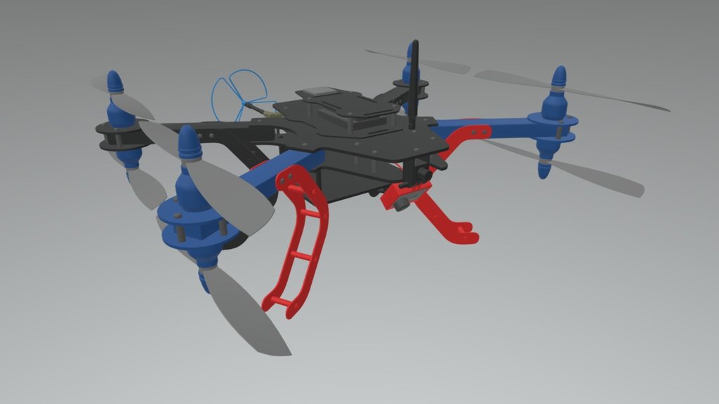 Octocopter - 3DR Octo-Quad - 3D model by LeoArt3D [a08a79a] - Sketchfab