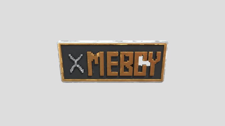 Mercy Sign undertale 3D Model