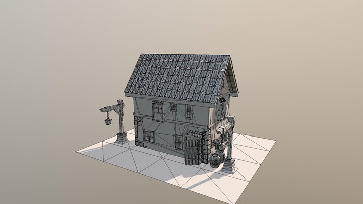 A Tavern 3D Model