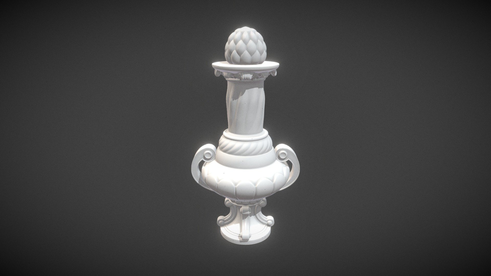 Finial 3D model by jimmeckley [a08d4fe] Sketchfab