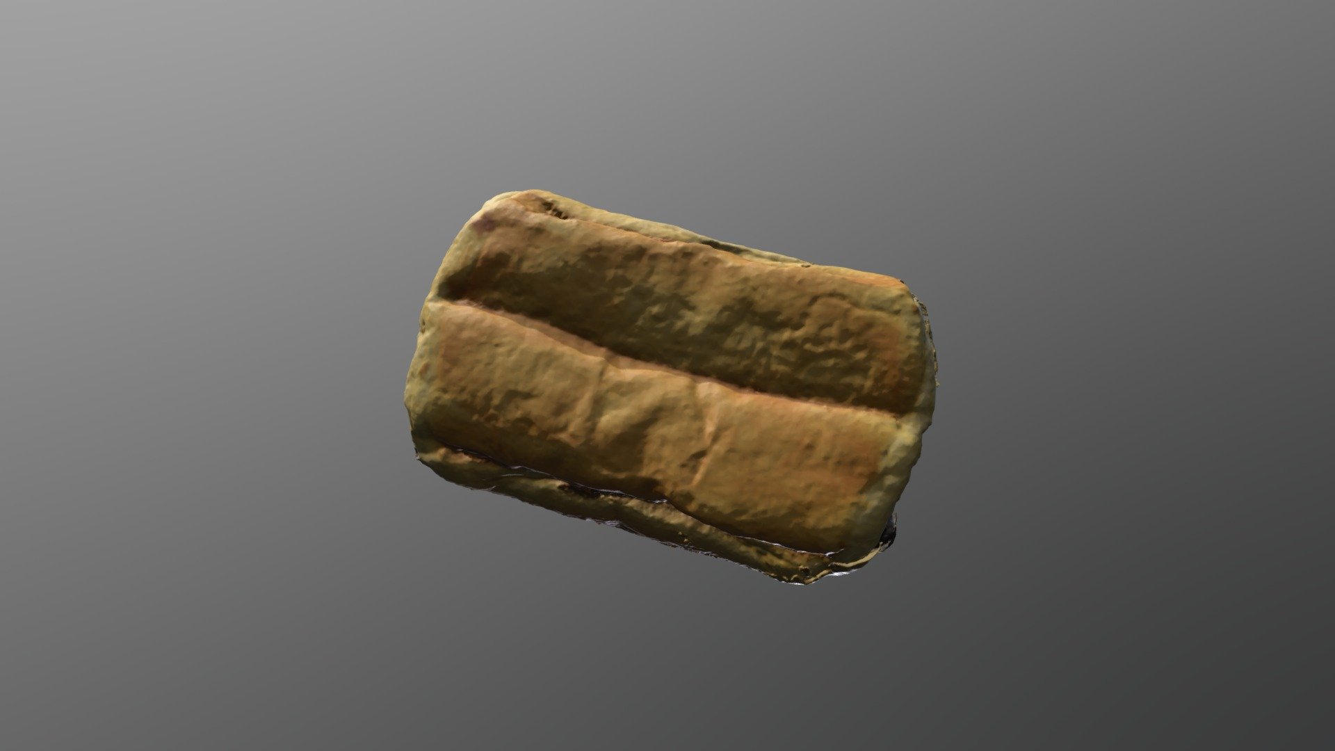 Chocolate Brioche 3D Model