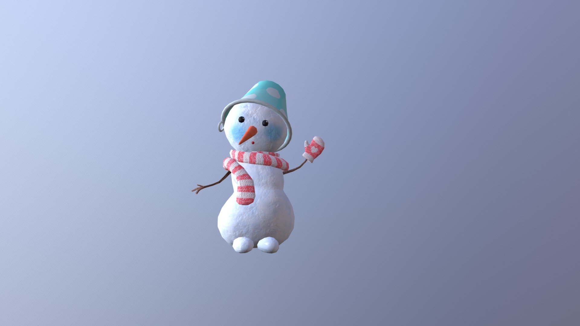 Snowman - 3D model by Tania Mattero (@tozota) [a08e601] - Sketchfab