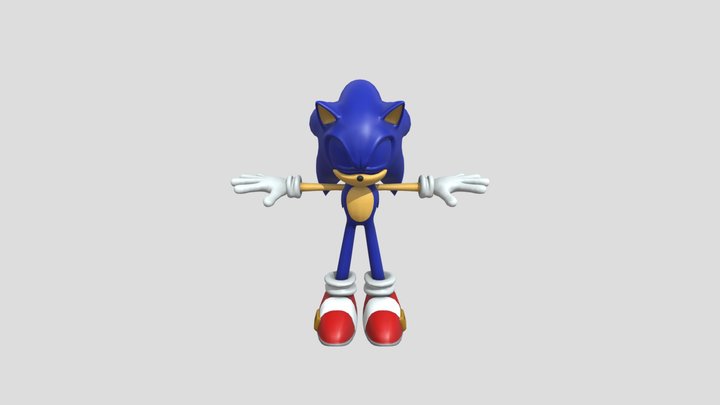 Modern Sonic Generations 3D Model