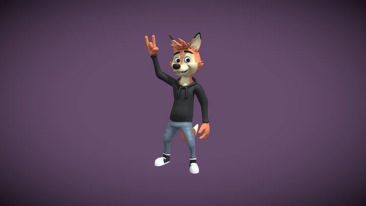 Paul the fox 3D Model