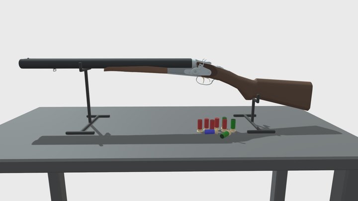 Shot Gun MP-43KH 3D Model