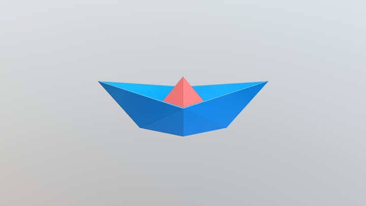 Кораблик 3D Model