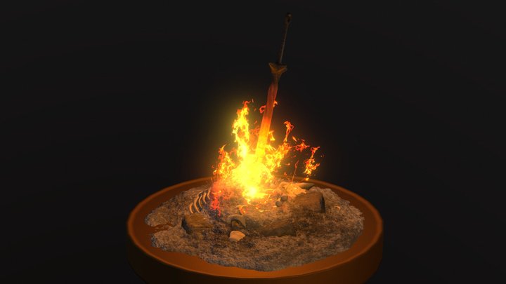 Bonfire / Dark Souls 3D Model
