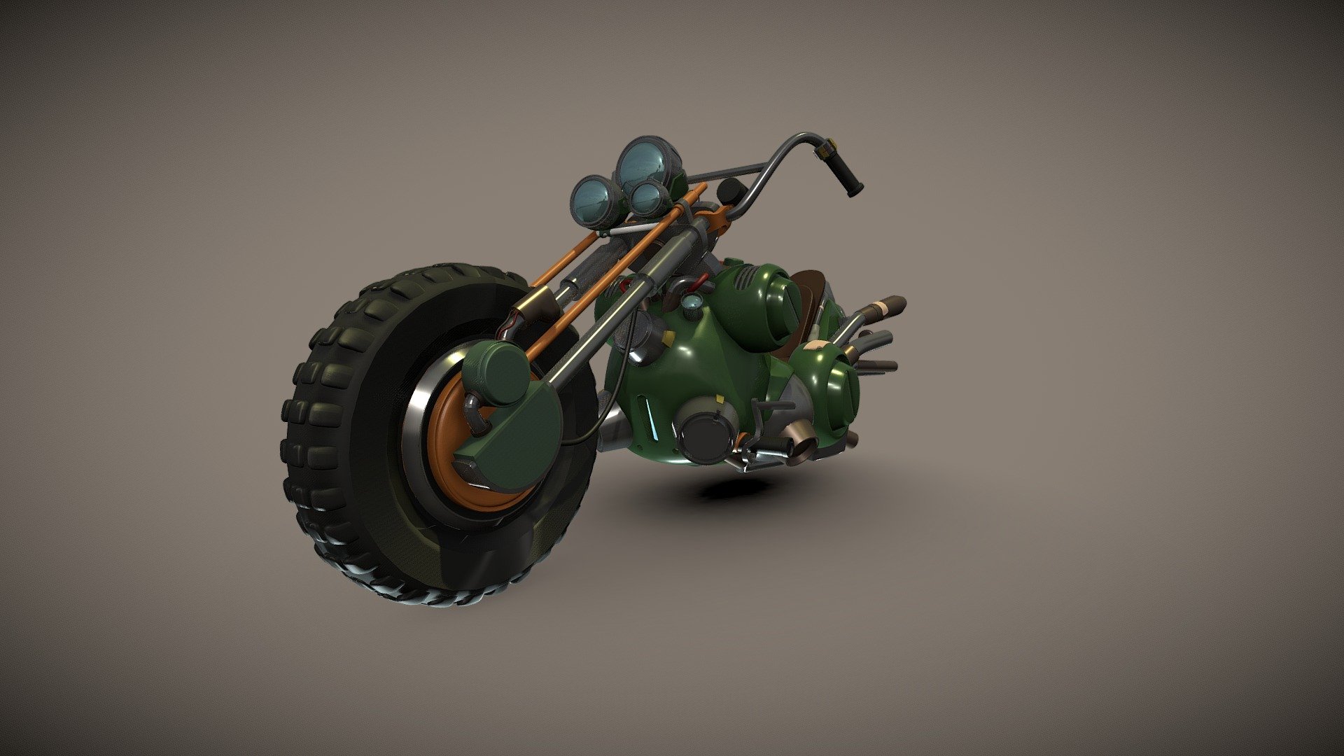 Crazy Sci-fi Motorcycle