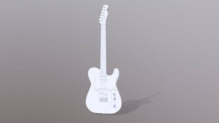 Fender MX Telecaster 3D Model