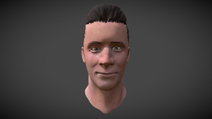 Tom Hiddleston Head Sculp 3D Model